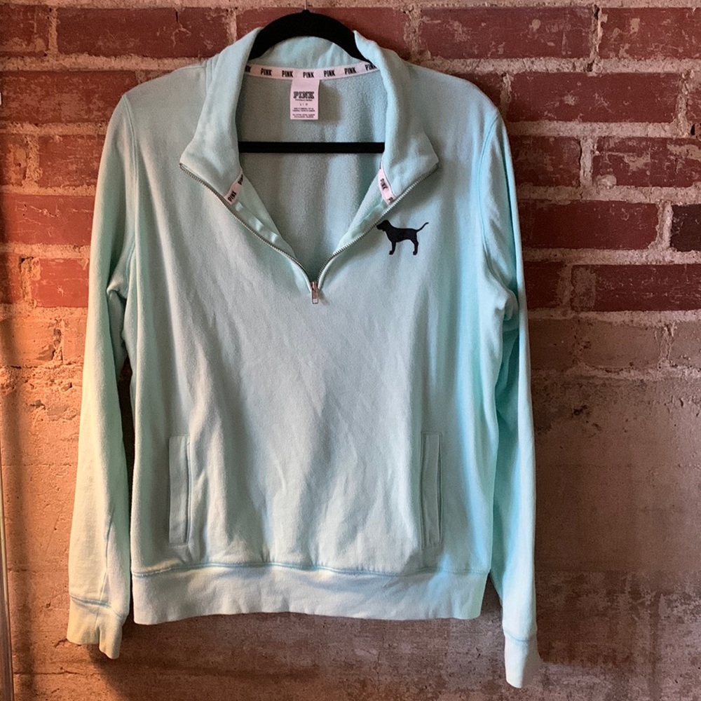PINK pullover half zip